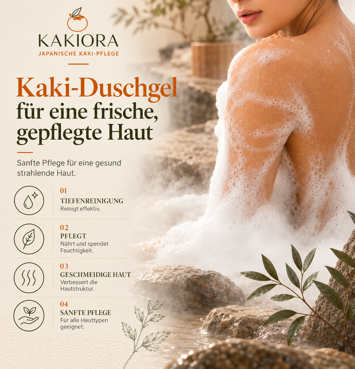 Kaki-Duschgel