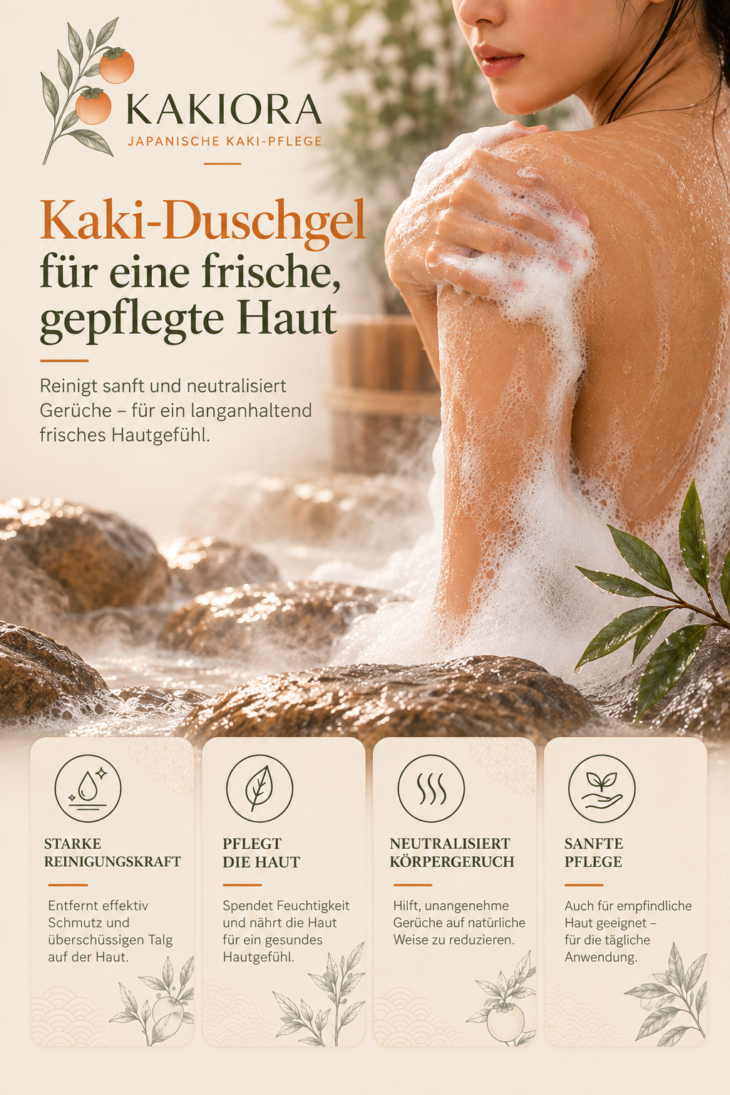 Kaki-Duschgel